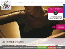 Tablet Screenshot of deaesthetique.com